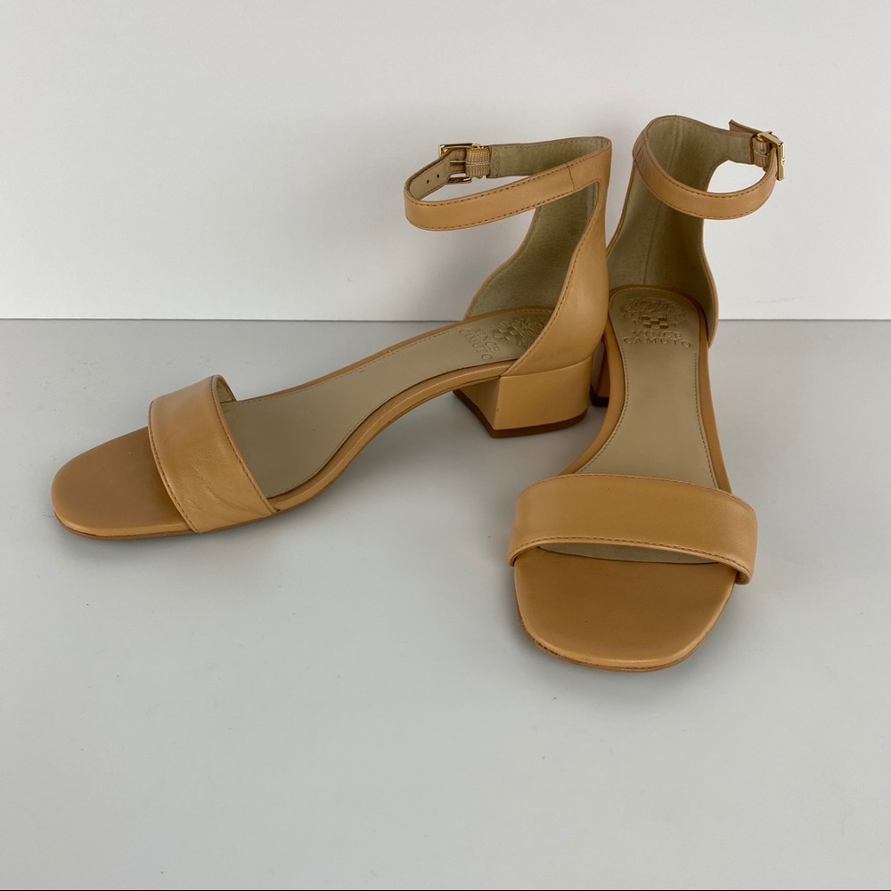 Vince Camuto | Sasseta Nude Block Heel Sandals